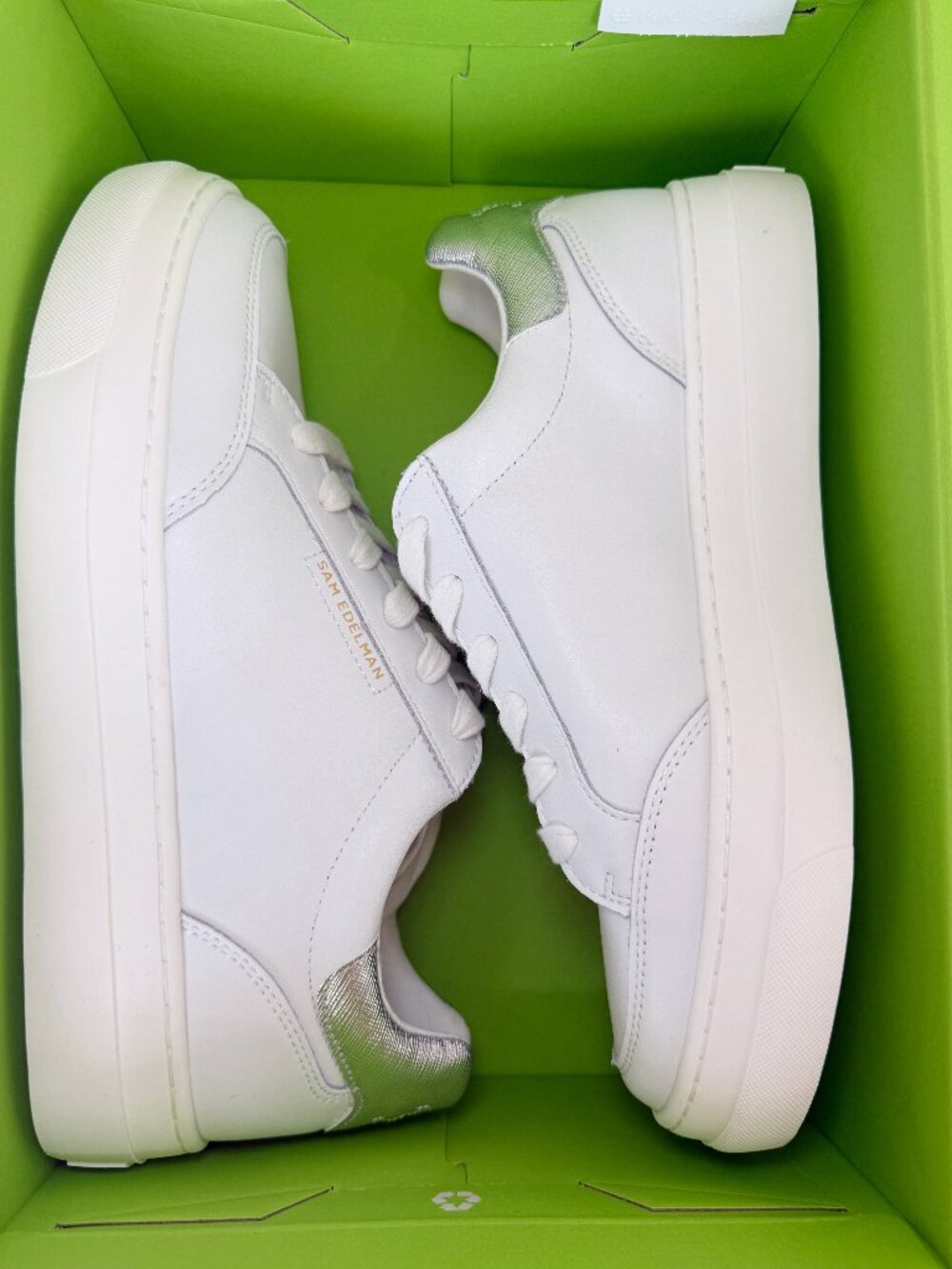 Sam EdelmanWomen's Wess Lace-Up Low-Top Sneakers 9.5M BRAND NEW - Picture 2 of 12